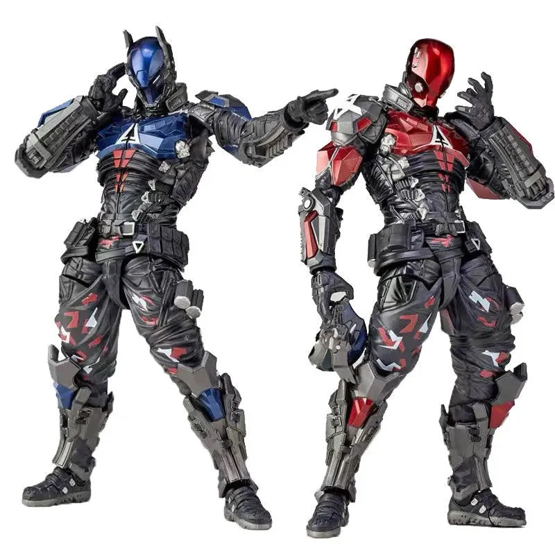 AMAZING YAMAGUCHI Arkham Knight Action Figure #024 Model PVC Bat 17cm Collection Movable Anime Figurine Toys Child‘s Gifts