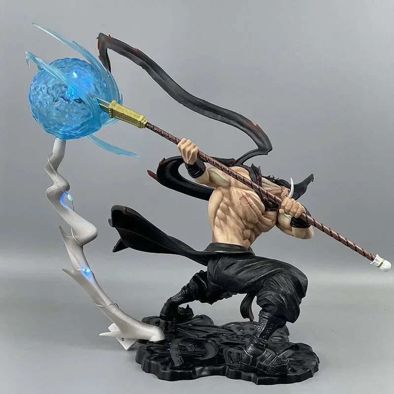 One Piece Anime Figure White Beard Edward Newgate POP Max Action Figure Light Collection Decorations Statue Model Toy
