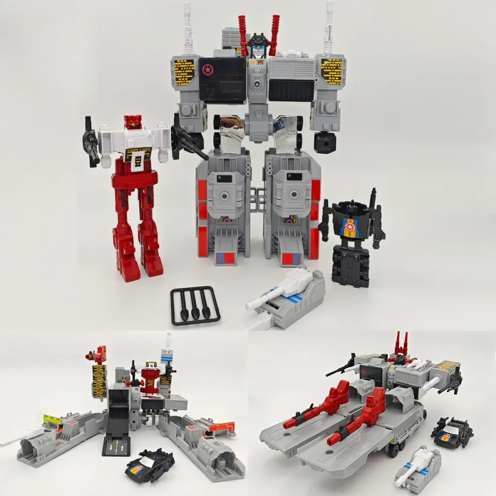 Transformation G1 3 Change Base Metroplex Fighters KO KT Ver Action Figure