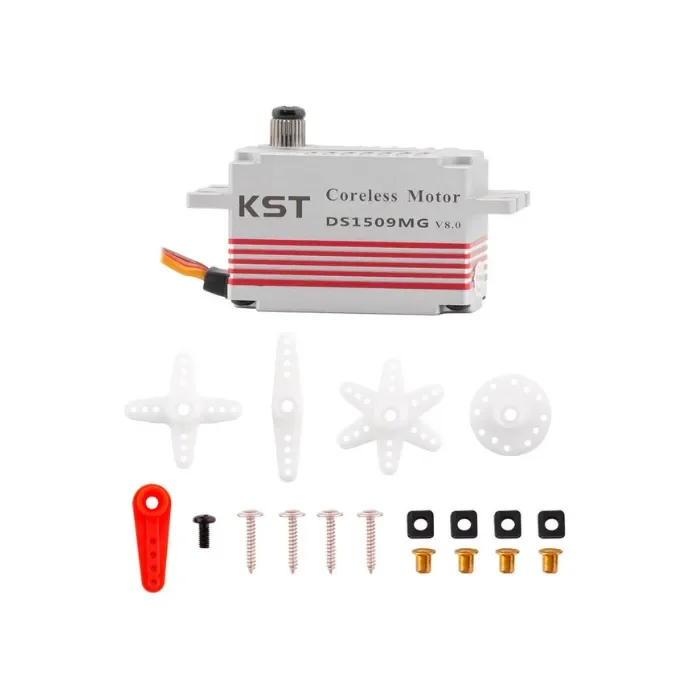 KST DS1509MG Metallivaihteeton Coreless Digitaalinen Matala Profiilinen Servomoottori