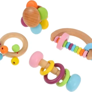 Ecotoys RattlePlay | Aistillista iloa pienokaisille - Montessori Puiset Helistimet