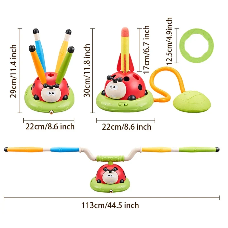 Ladybug Fun Set™ - Kolme yhdessä! - Aktiviteettilelut