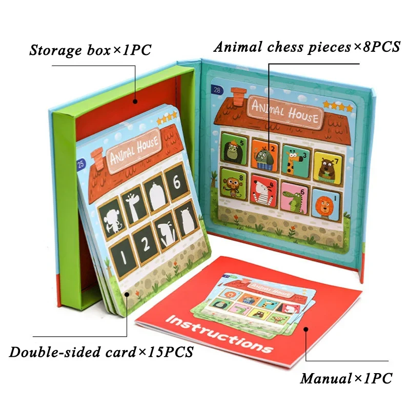 Montessori Memory Match Game™ - Opettavainen & luova - Muistipeli