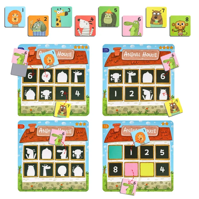 Montessori Memory Match Game™ - Opettavainen & luova - Muistipeli