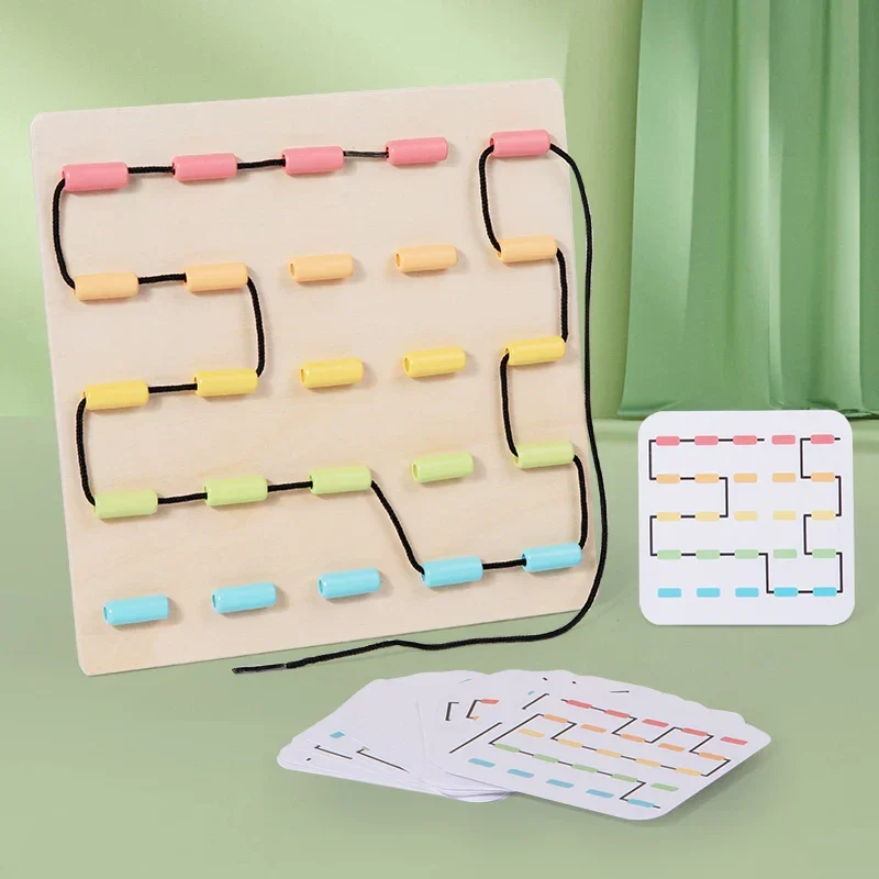 Tangle Toys™ - Solmiminen ja värittäminen - Naru lautapeli