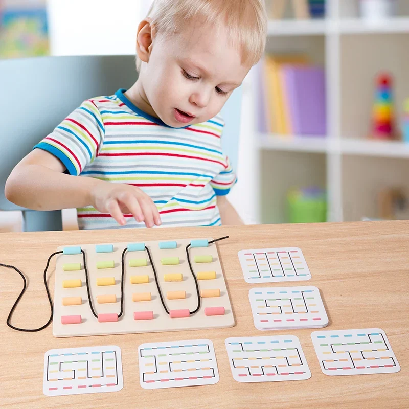 Tangle Toys™ - Solmiminen ja värittäminen - Naru lautapeli