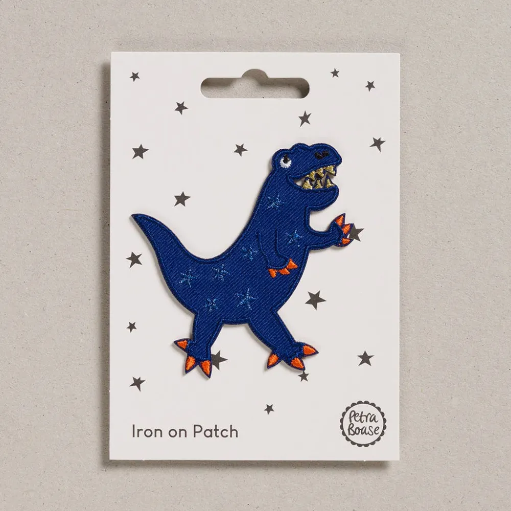 Silitettävä laastari - sininen dinosaurus