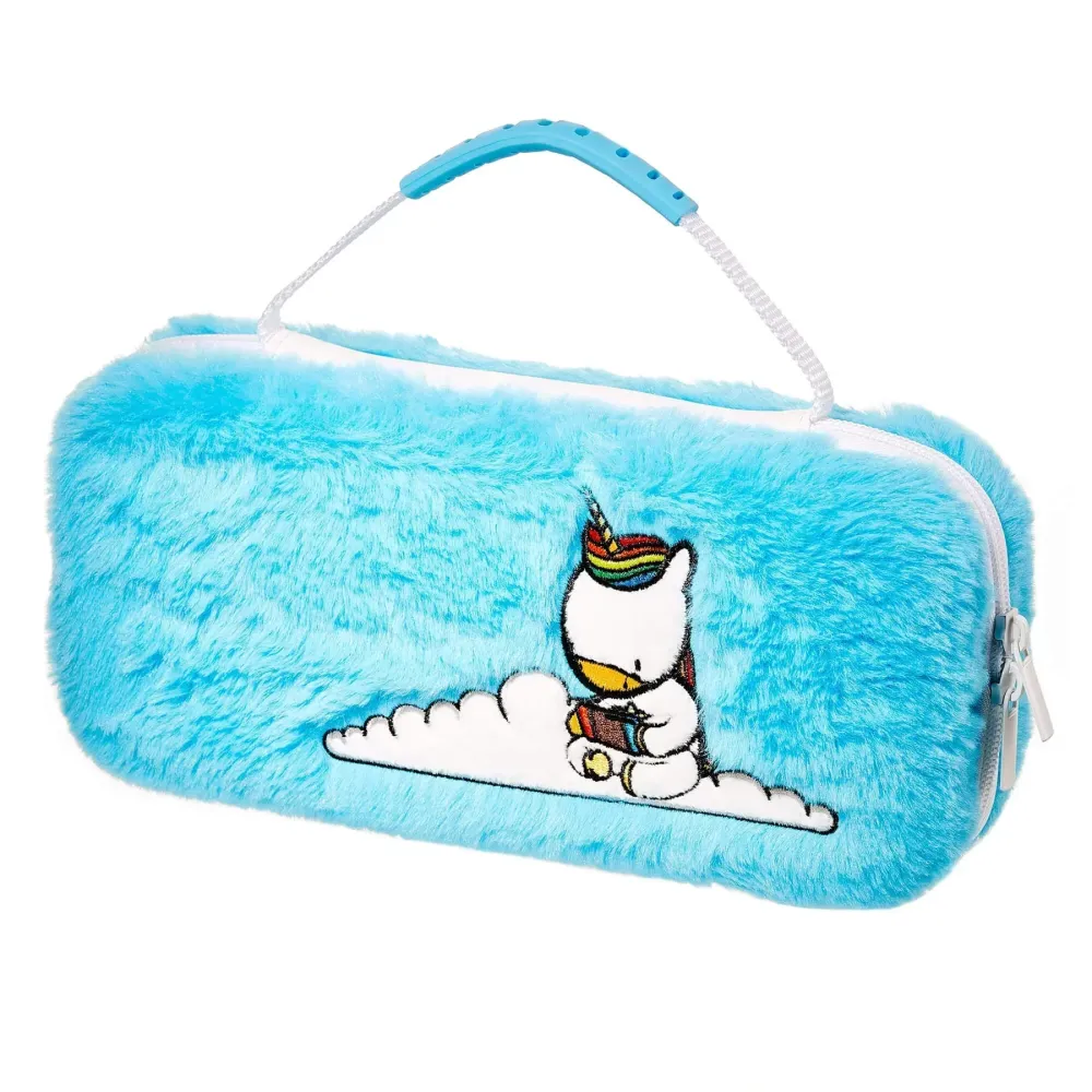 Nintendo Switch Case - Blue Fluffy Unicorn
