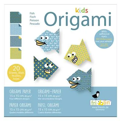 Lasten origami - kala