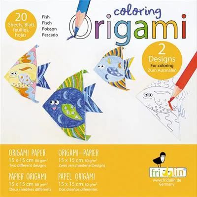 Origamin väritys - kala
