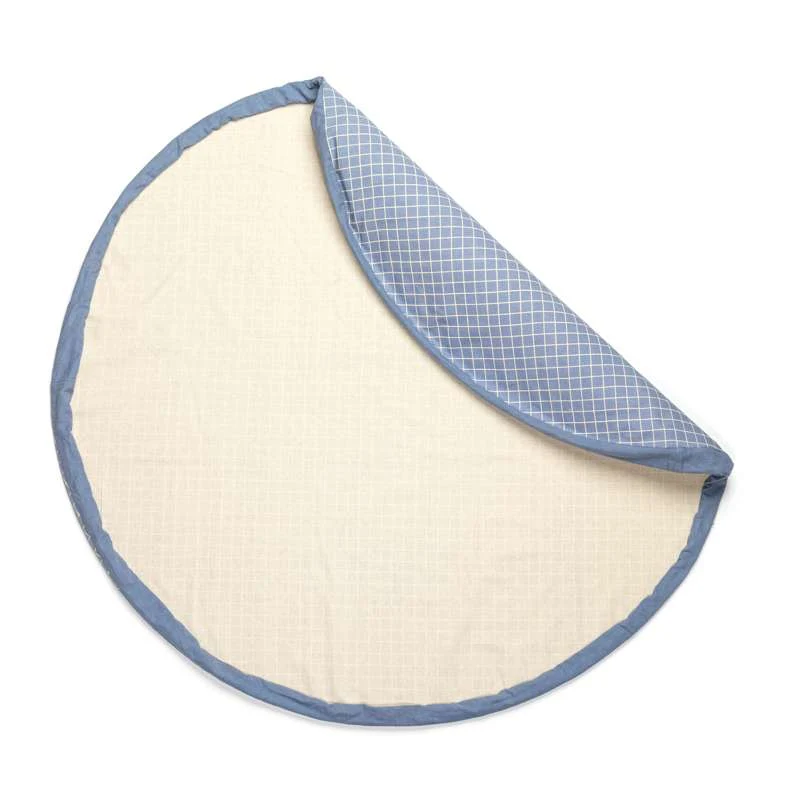 Kaikki-yhdessä Luova Play & Go Säilytysmatto - Pesticide-free Grid - Sininen