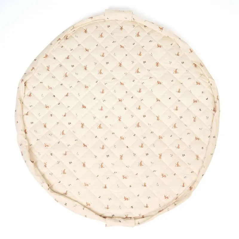 Non-Toxic Modeling Play & Go Soft Pesticide-free - 2-i-1 Opbevaringstæppe/Legetæppe - Rabbit