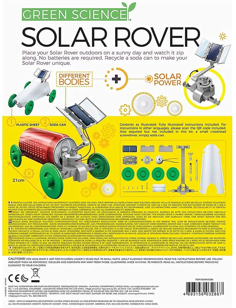 Zonne-Explorer | Aurinkoenergialla toimiva tutkimusajoneuvo - STEM-rakennussarja