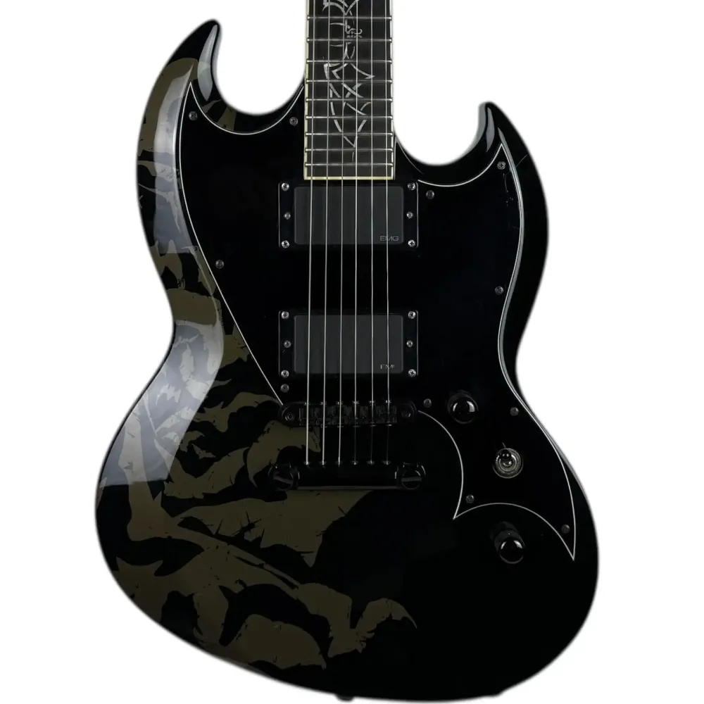 ESP Edwards Batman Ninja Warrior Viper 2005 - Musta