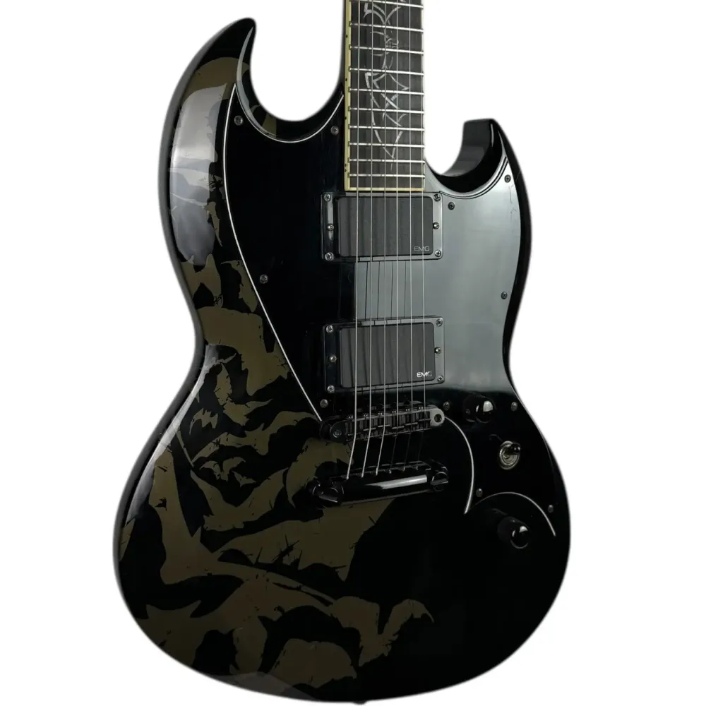 ESP Edwards Batman Ninja Warrior Viper 2005 - Musta