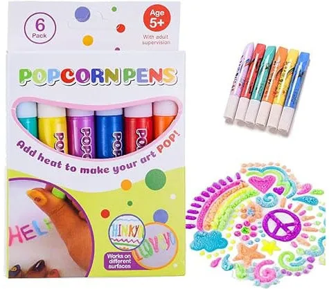 PuffyPop Pennen | Taianomainen 3D Piirtämisen Ilo - Tee Se Itse Kuplivat Värikynät