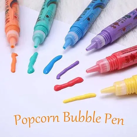PuffyPop Pennen | Taianomainen 3D Piirtämisen Ilo - Tee Se Itse Kuplivat Värikynät