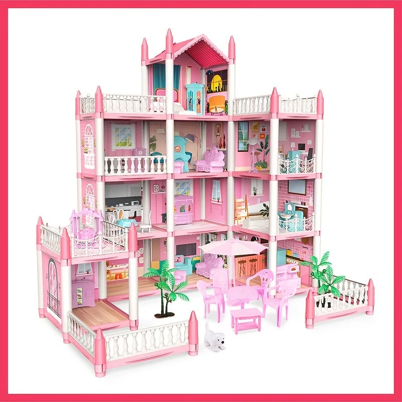 Wonderland-nukkekoti | Taianomainen minimaailma - DIY prinsessalinna LED-valaistuksella