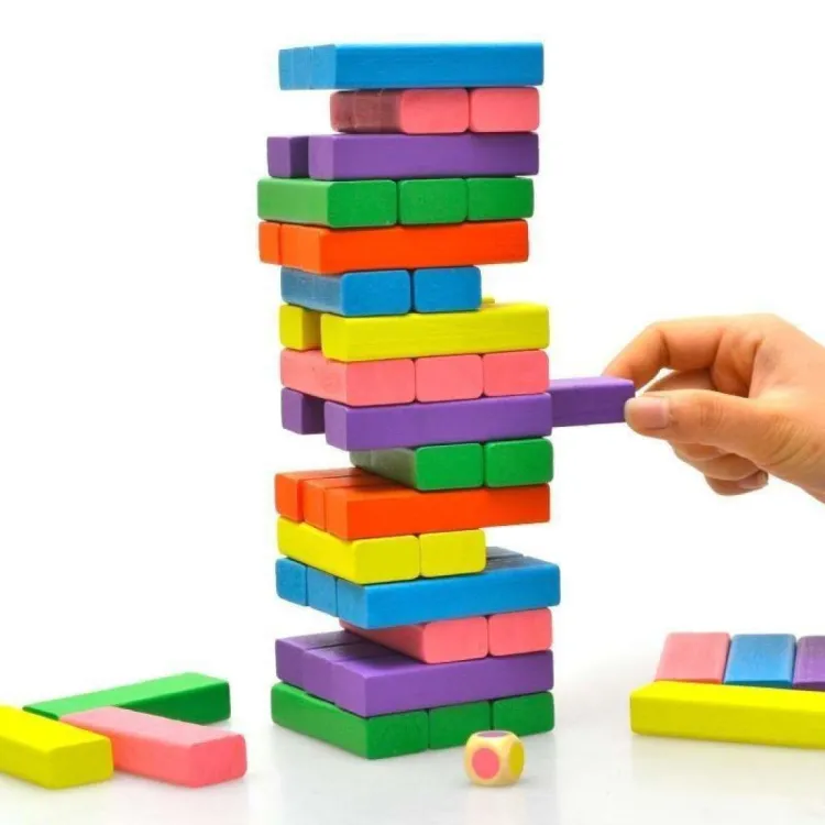 StackMaster | Eläväinen Hauskanpito - Puinen Tumble Tower Peli