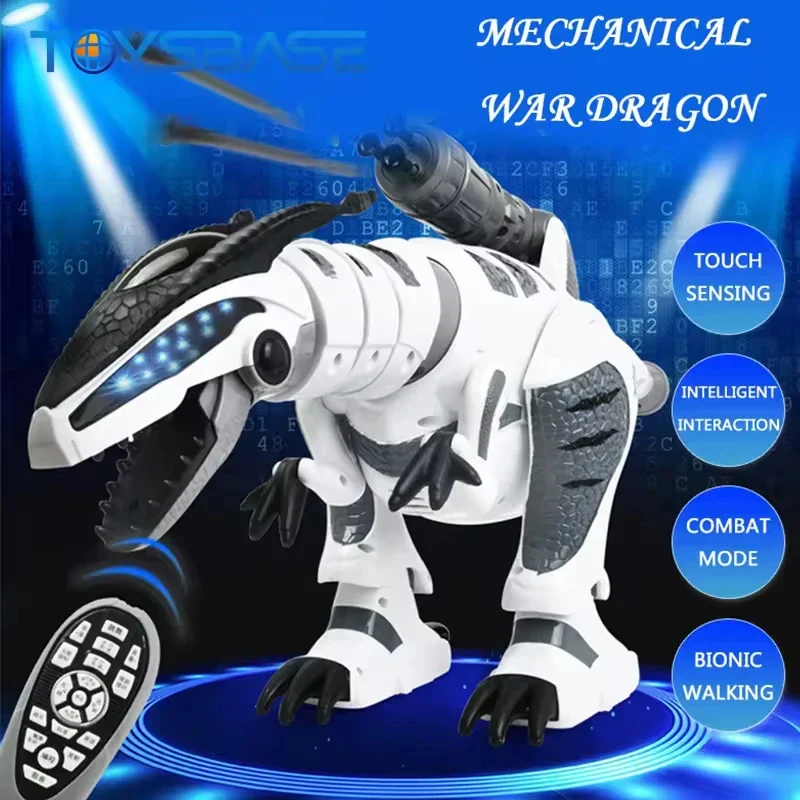 DinoBot | Karjuva seikkailu - Interaktiivinen RC dinosaurus valolla ja äänellä