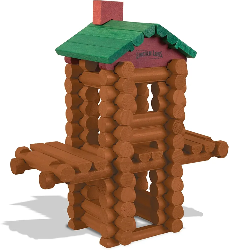 Lincoln Logs | Rakenna & luo - Klassinen puinen rakennussarja