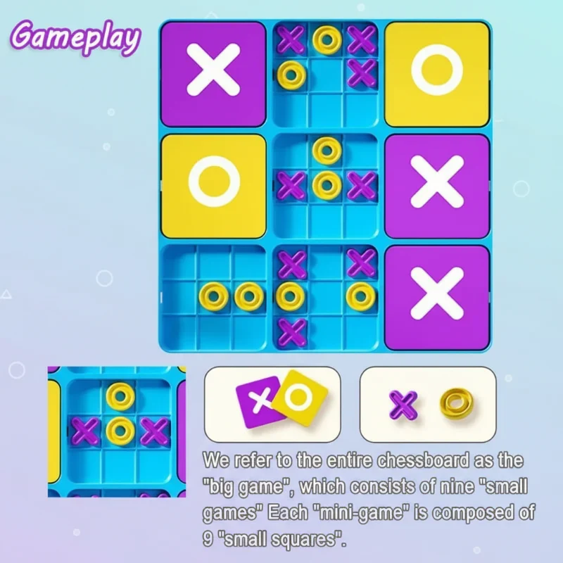 ThinkTac – Älykäs ja haastava – Tic-Tac-Toe-aivopähkinä (boter-kaas-en-eieren)