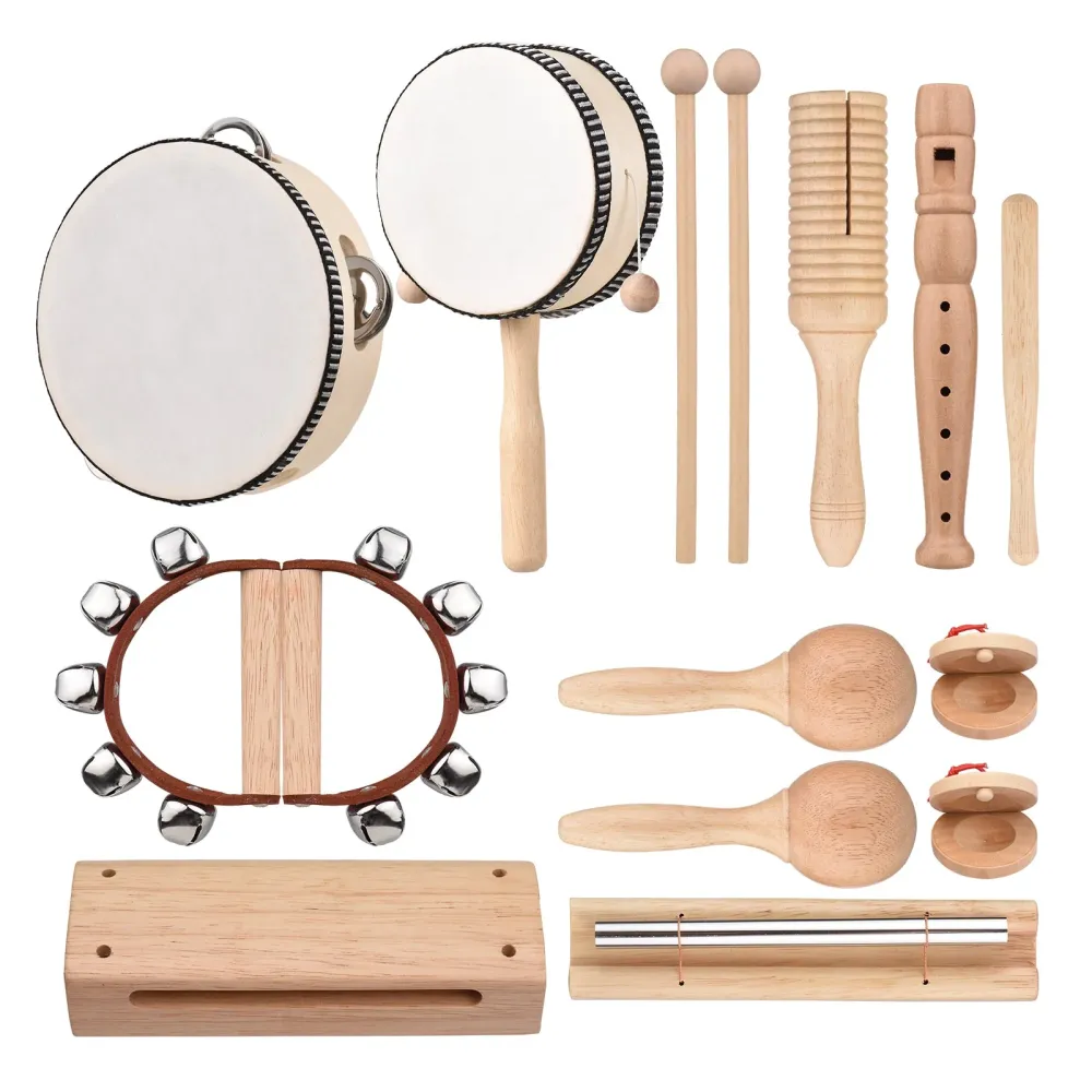 Ecotoys HarmonyPlay | Tuo musiikki lapsesi käsiin - Puiset soittimet setti