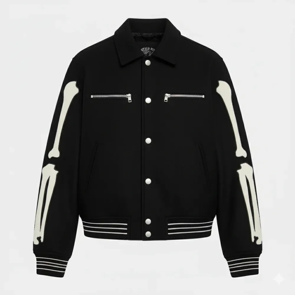 Bones Wool Varsity -takki Xs