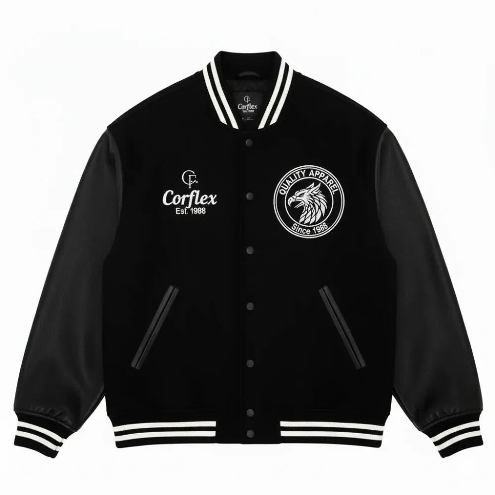 Bounty Hunter Varsity -takki musta Xs