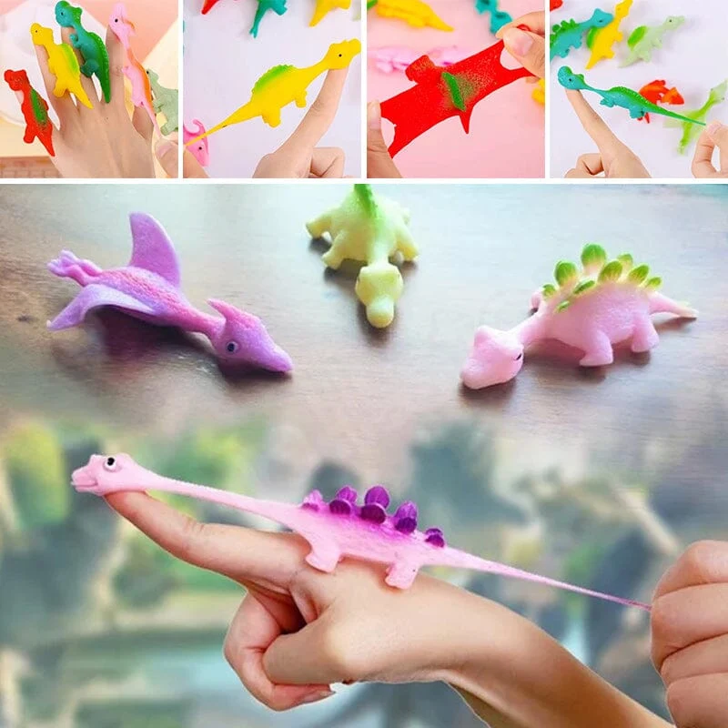 RexRocket | Dinosauruksen leikki ilmassa - Sormikanuunalelu lapsille