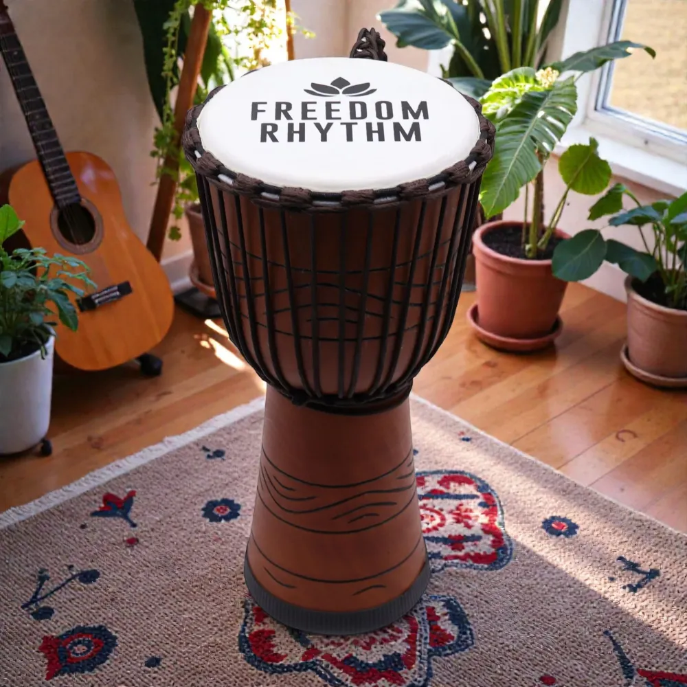 Iso Pro Djembe Rumpu – Vapauden Rytmi (korkea) – 50cm (22cm Diia)