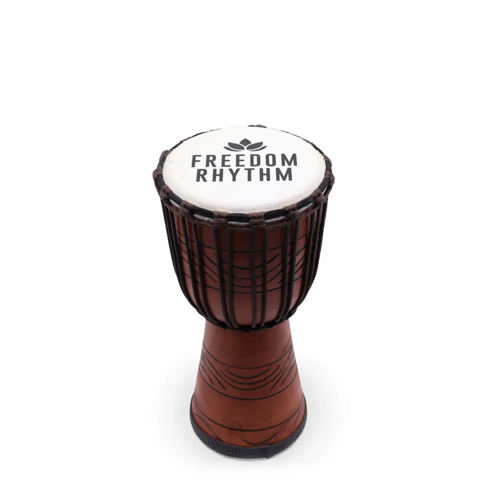 Medium Pro Djembe Rumpu - Freedom Rhythm (korkea) – 40cm (18cm Diia)