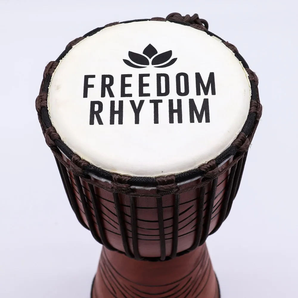 Medium Pro Djembe Rumpu - Freedom Rhythm (korkea) – 40cm (18cm Diia)