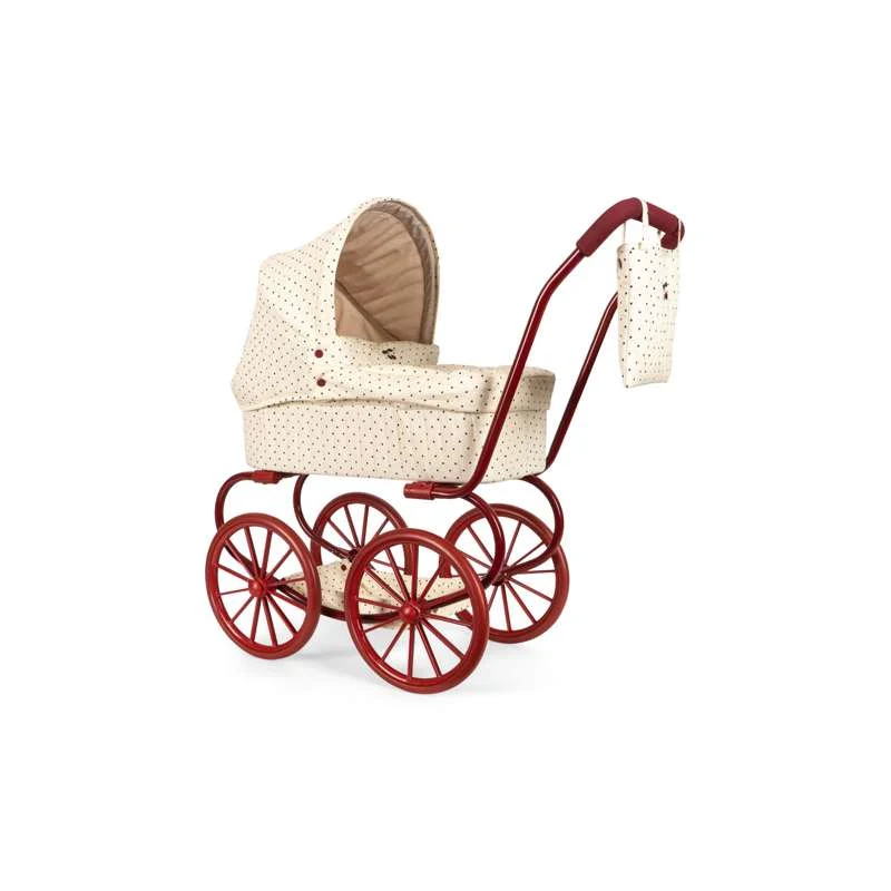 Konges Sløjd Minnie Dukkevogn - Estate Dot Soft Fabric