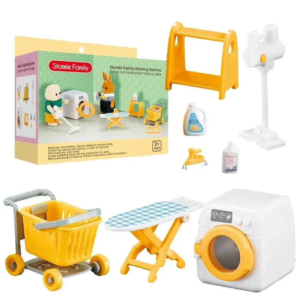 Mini Washing Machine Set™ - Hauska ja opettavainen - Leikkisä Mini pesukone setti
