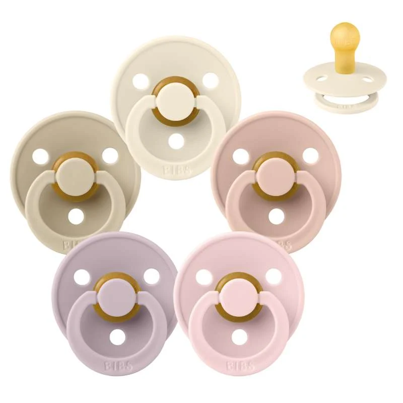 Bibs Pyöreä Colour Tutti - Sampak - 5 kpl - k. 1 - Plush ja hellä