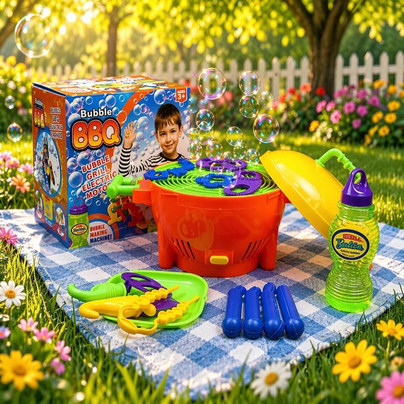 BBQ Bubble Maker – Leikkisä ja vuorovaikutteinen – Saippuakuplien puhaltelu BBQ