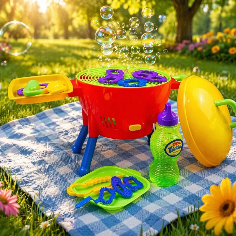 BBQ Bubble Maker – Leikkisä ja vuorovaikutteinen – Saippuakuplien puhaltelu BBQ