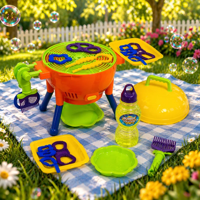 BBQ Bubble Maker – Leikkisä ja vuorovaikutteinen – Saippuakuplien puhaltelu BBQ