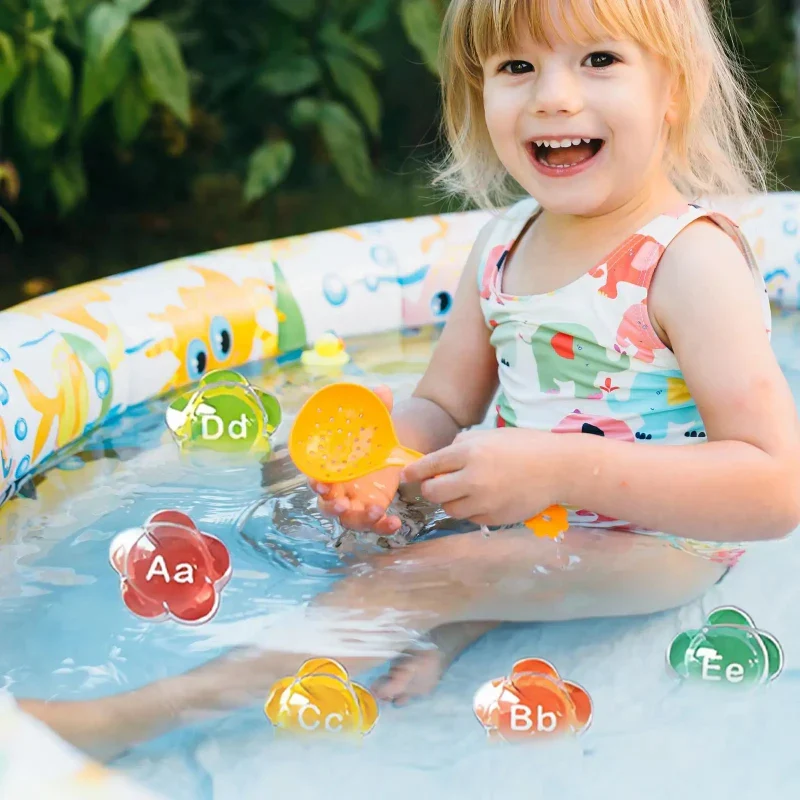 BubbleAlphabet – Pehmeä ja opettavainen – Vesikirjaimet