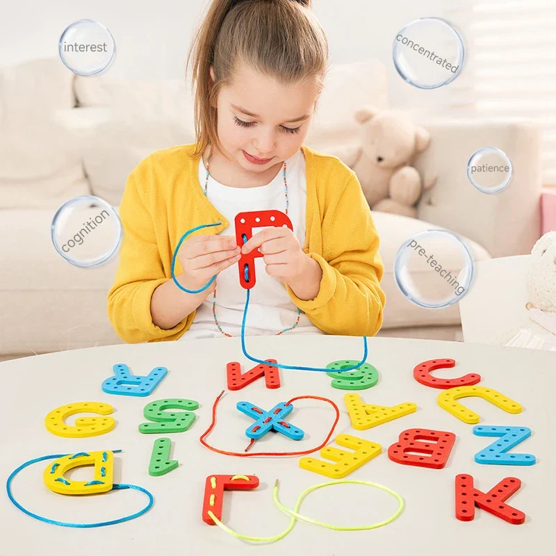 Cognitive Thread Toy™ – Älykkäät linjat – Pikkulapsen kehityspeli