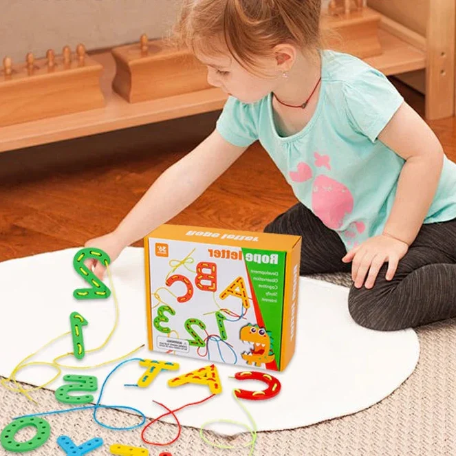 Cognitive Thread Toy™ – Älykkäät linjat – Pikkulapsen kehityspeli