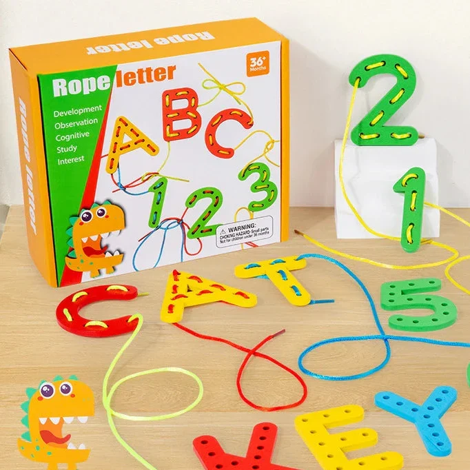Cognitive Thread Toy™ – Älykkäät linjat – Pikkulapsen kehityspeli