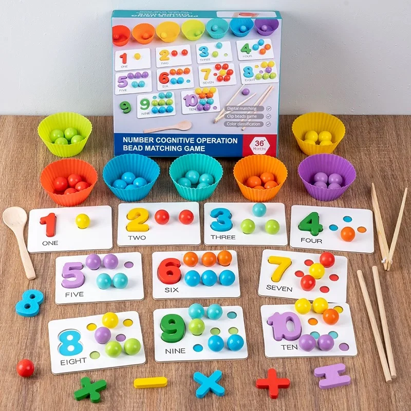 Colorwise – Leikkimällä oppiminen – Montessori-lasku- ja lajittelupeli