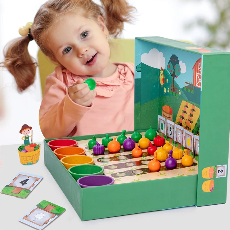 EduFarm – Leikkisä oppiminen - Montessori-laskenta- ja värityspeli lapsille