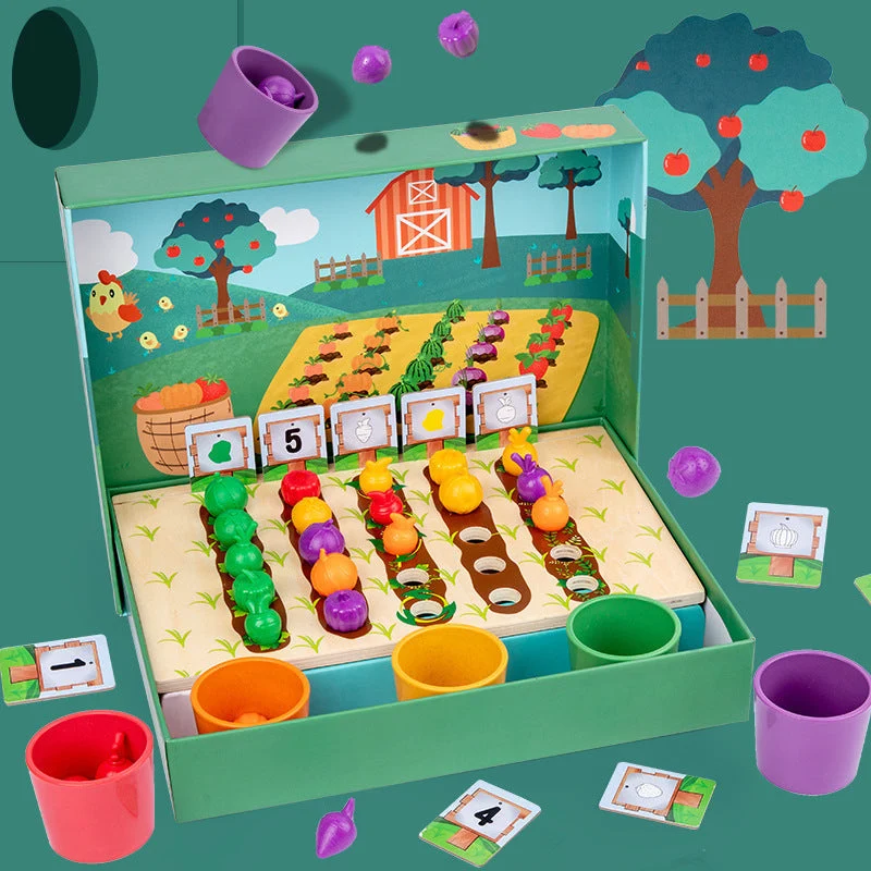 EduFarm – Leikkisä oppiminen - Montessori-laskenta- ja värityspeli lapsille
