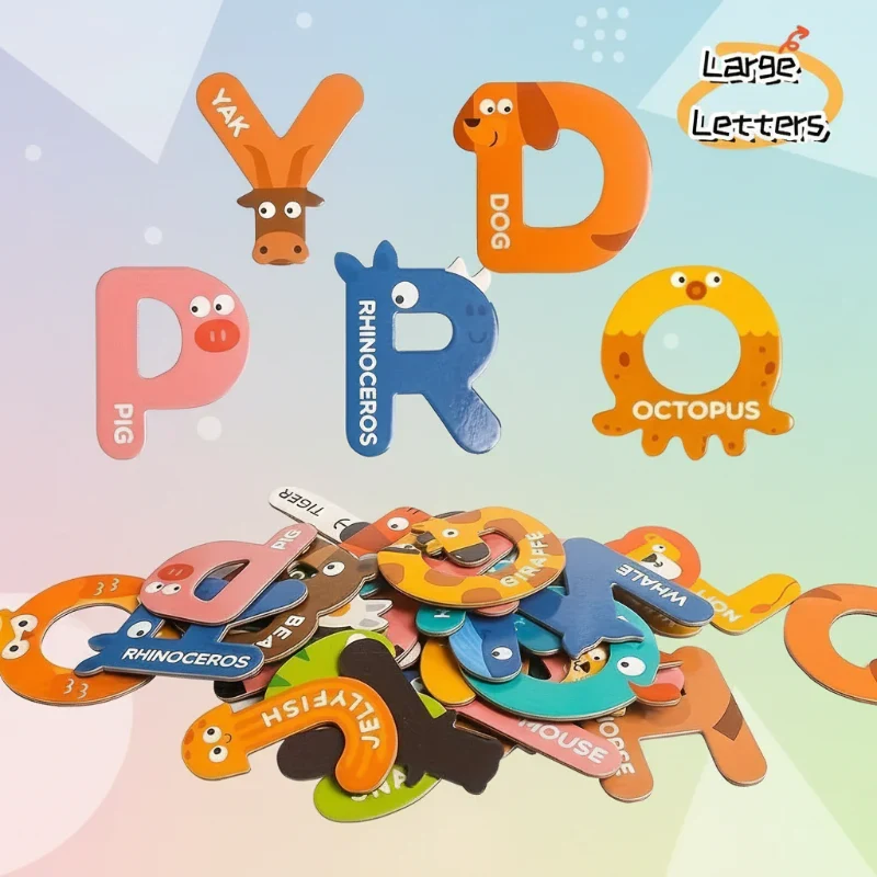Magnetic Alphabet – Oppiminen ja leikit – Magneettikirjainsarja