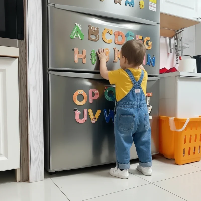 Magnetic Alphabet – Oppiminen ja leikit – Magneettikirjainsarja