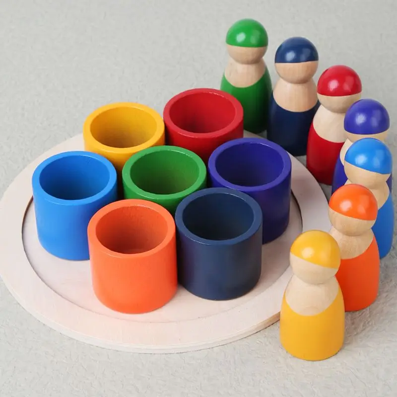 Rainbow Puzzle™ – Värikäs & luova - puiset lajittelulelut
