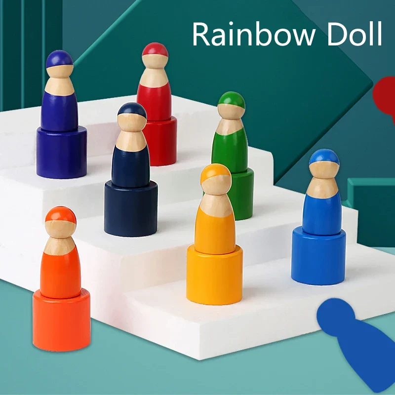 Rainbow Puzzle™ – Värikäs & luova - puiset lajittelulelut